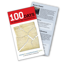CCR's 100 Days Campaign Overview Brochure