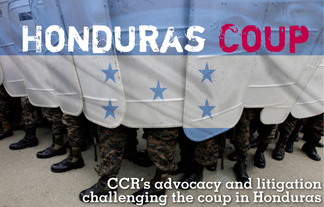 CCR's Work on the Coup in Honduras