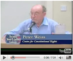 CCR's Peter Weiss talks about prosecuting Bush Administration officials