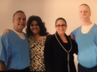 Gabriel Huerta, his wife Irene Huerta and Dolores Canales, and Todd Ashker