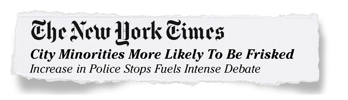 The New York Times - City Minorites More Likely To Be Frisked