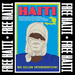 free haiti is written on either side of an image from just seeds that says haiti and in various languages the text a people n struggle for life dignity and sovereignty