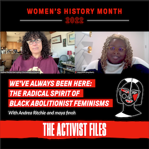 Episode 48: We've Always Been Here: The Radical Spirit of Black Abolitionist Feminisms images of our two guests 