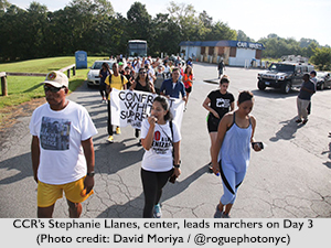 Stephanie Llanes on the Charlottesville to DC March