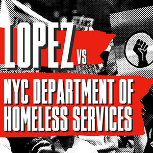 text reads lopez vs nyc department of homeless servicees
