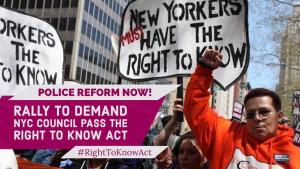 Right to Know Act Rally