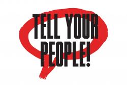 "Tell your people" infographic