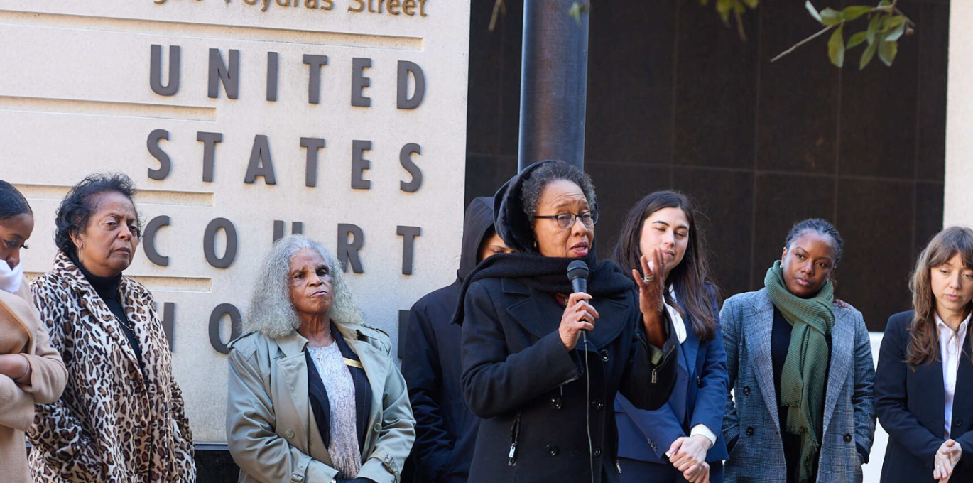 Press conference after Moratorium hearing