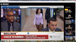Vince Warren on MSNBC